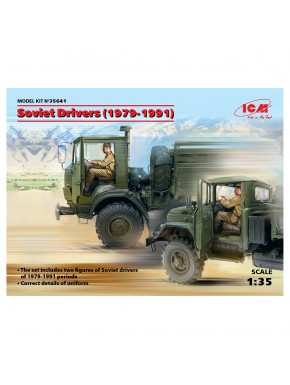 Kit de figurines de conducteurs soviétiques 1/35 ICM
