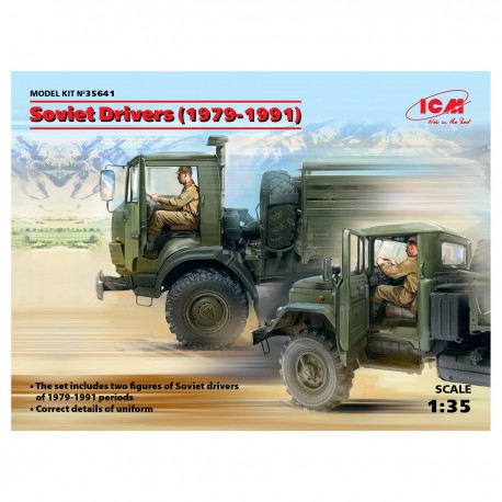 Kit de figurines de conducteurs soviétiques 1/35 ICM
