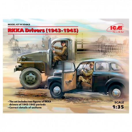 Figurines conducteurs RKKA 1943-1945 échelle 1:35