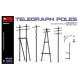 Kit de modelismo postes telegráficos MiniArt