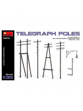 Kit de modélisme poteaux télégraphiques MiniArt