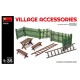 Kit de accesorios de aldea MiniArt 1/35