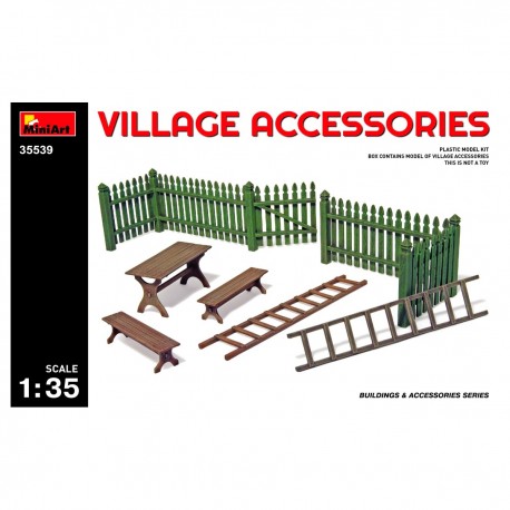 Kit de accesorios de aldea MiniArt 1/35