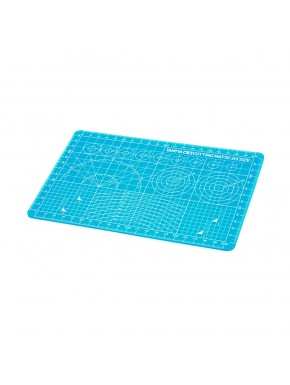 Tapete de corte A5 azul Tamiya com grades e marcadores