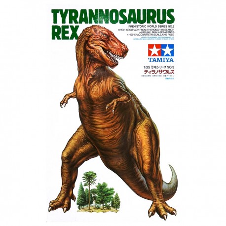 Maquete de Tyrannosaurus Rex da Tamiya