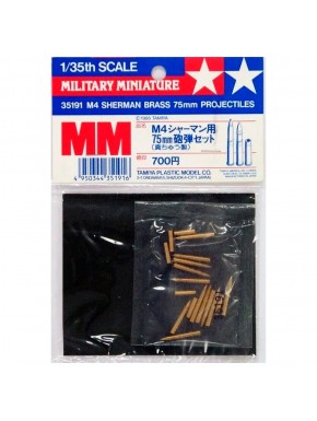 Set projectiles laiton 75mm M4 Sherman échelle 1/35