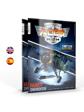 Couverture du magazine Aces High 17 avec avion Fairey Swordfish