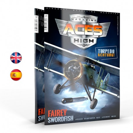 Couverture du magazine Aces High 17 avec avion Fairey Swordfish