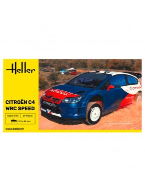 Maquette Heller Citroën C4 WRC Speed 1/43