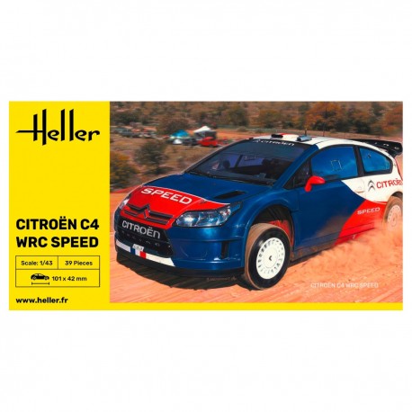 Maquette Heller Citroën C4 WRC Speed 1/43
