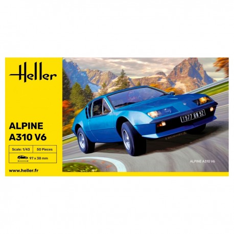 Caixa de maquete Heller 1/43 Alpine A310 V6