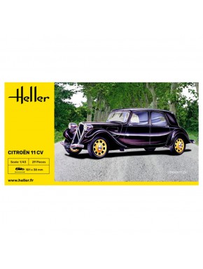 Maquette Citroën 11 CV de Heller échelle 1/43