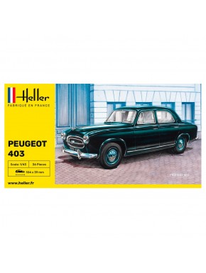 Maquette Heller Peugeot 403 à l'échelle 1/43