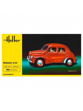 Kit de modèle à l'échelle 1/43 Renault 4 CV par Heller