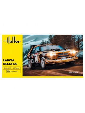 Maquette à l'échelle 1/43 de la Lancia Delta S4 par Heller