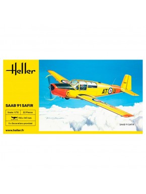 Maquette avion SAAB 91 Safir Heller 1/72