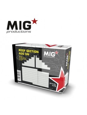Boîte Section de Toit Add-on Résine 1/72 Mig Productions