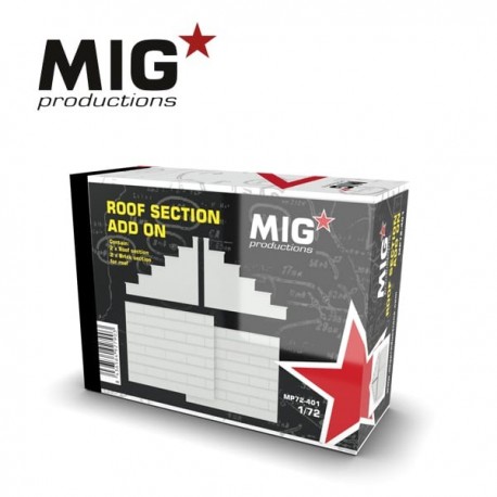 Boîte Section de Toit Add-on Résine 1/72 Mig Productions