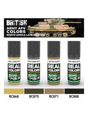 Pinturas de camuflaje del Ejército Británico, África 1942-1943