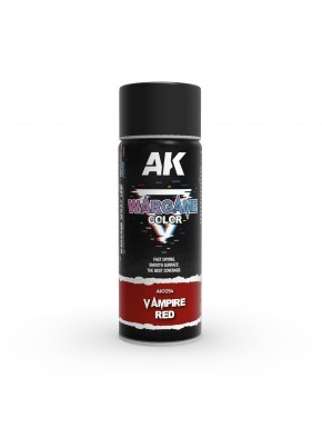 Aérosol rouge Vampire Red d'AK-Interactive de 400 ml