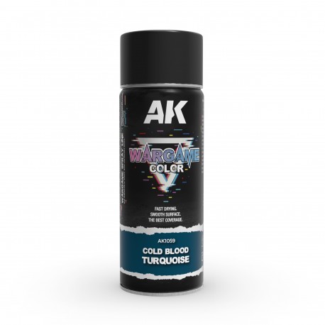 Spray Turquoise Sang Froid 400 ml d'AK-Interactive