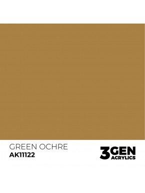 Peinture acrylique Ocre Vert AK-Interactive 17ml