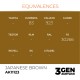 Peinture acrylique Japanese Brown AK-Interactive flacon 17ml