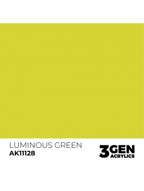 Peinture acrylique vert lumineux AK-Interactive 17ml