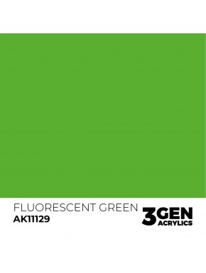 Tinta acrílica verde fluorescente AK-Interactive