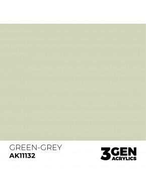 Peinture acrylique vert-gris AK-Interactive, 17 ml