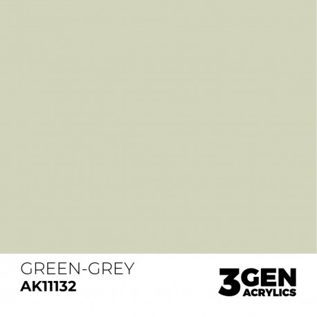 Peinture acrylique vert-gris AK-Interactive, 17 ml