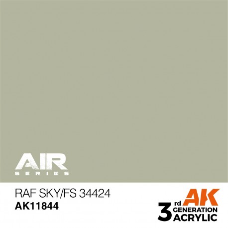Envase de pintura acrílica RAF Sky FS 34424