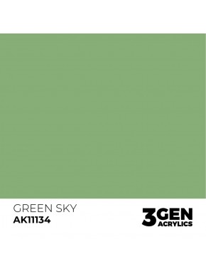 Peinture verte acrylique AK-Interactive 17ml