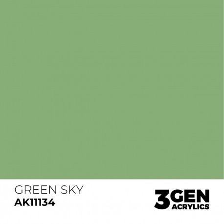 Peinture verte acrylique AK-Interactive 17ml