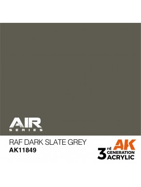 Peinture RAF Dark Slate Grey AK-Interactive 17ml