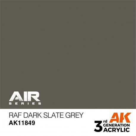 Peinture RAF Dark Slate Grey AK-Interactive 17ml