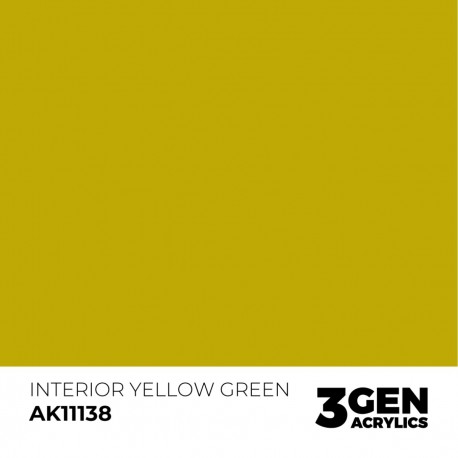 Peinture acrylique Interior Yellow Green AK-Interactive