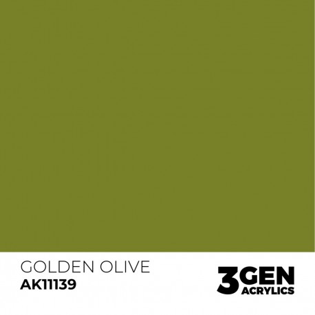 Peinture acrylique Olive Dorée par AK-Interactive