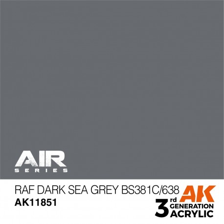 Tinta RAF Dark Sea Grey BS381C/638 da AK-Interactive
