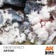 Effet givre AK-Interactive sur miniatures et scénographie