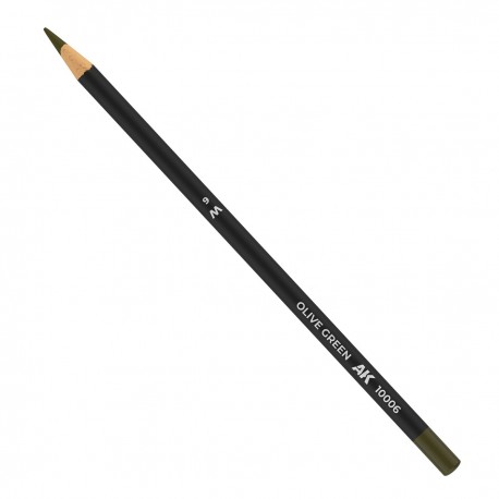 Crayon vert olive AK-Interactive pour modélisme