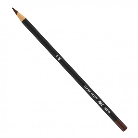 Crayon noir Dark Rust d'AK-Interactive pour modélisme