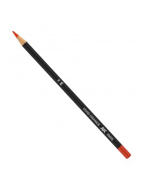 Crayon orange vif AK-Interactive pour modélisme