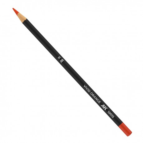 Crayon orange vif AK-Interactive pour modélisme