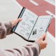 Caderno de viagem Disney Mickey Classic com capa vermelha