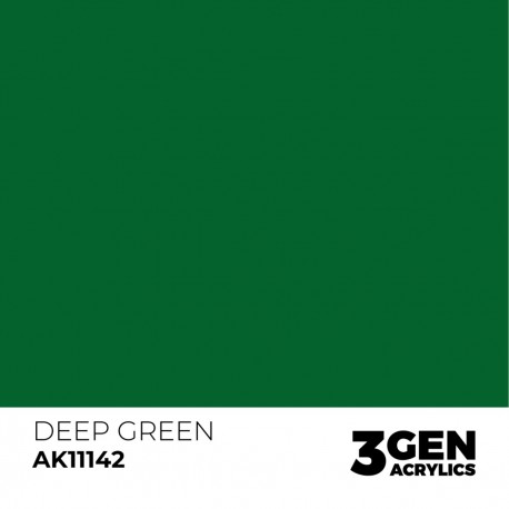 Tinta acrílica verde profundo AK-Interactive
