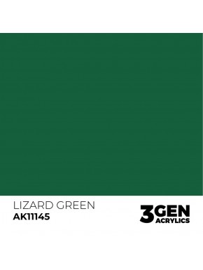 Frasco de tinta acrílica Verde Lagarto AK-Interactive