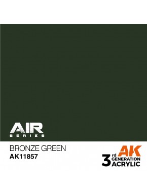 Peinture acrylique Vert Bronze 17ml AK-Interactive