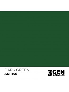 Bouteille de peinture acrylique vert foncé d'AK-Interactive