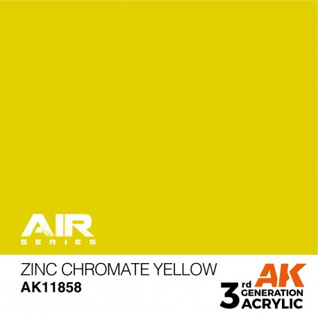 Bouteille de peinture Zinc Chromate Yellow AK Interactive